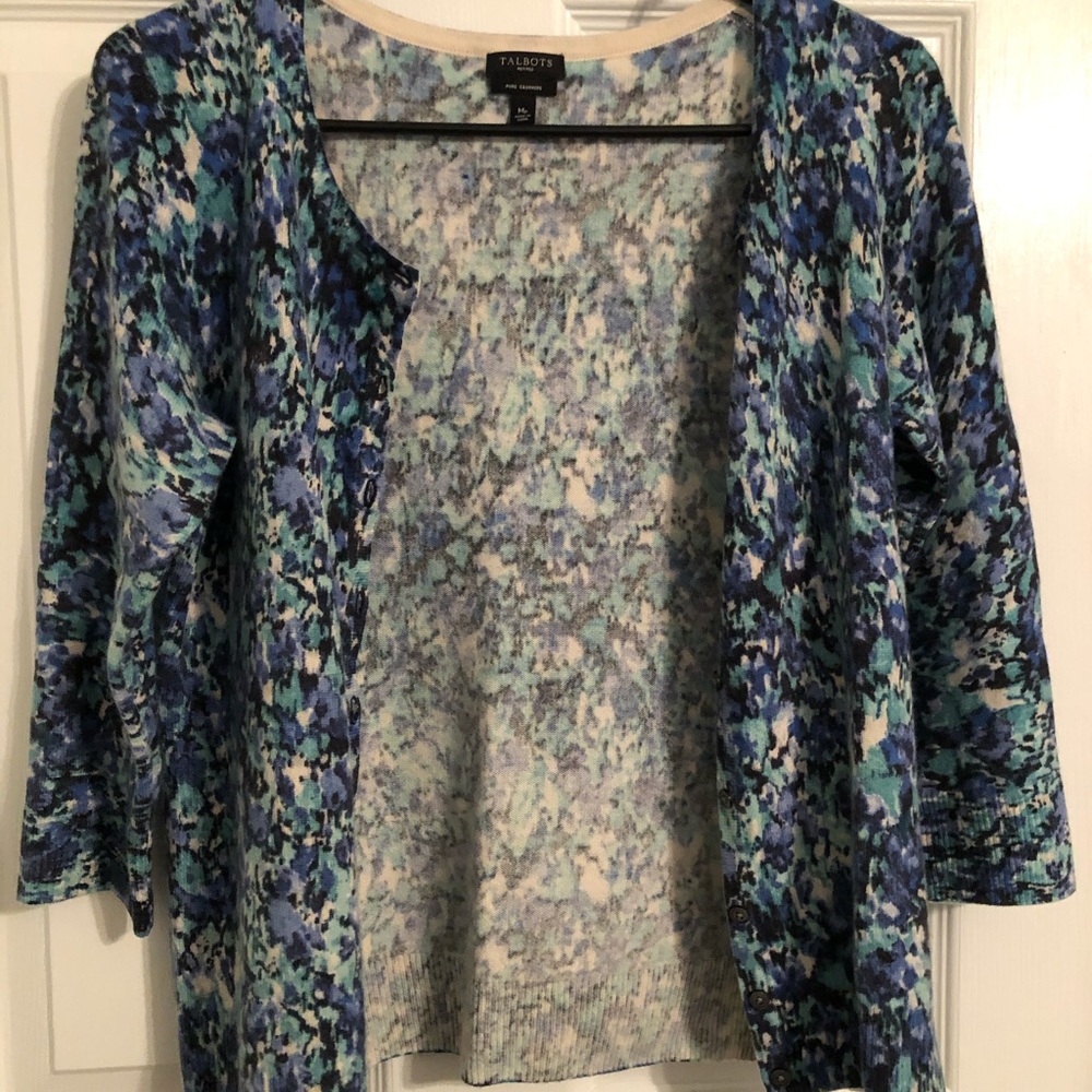 Talbots Cardigan, worn but not faded